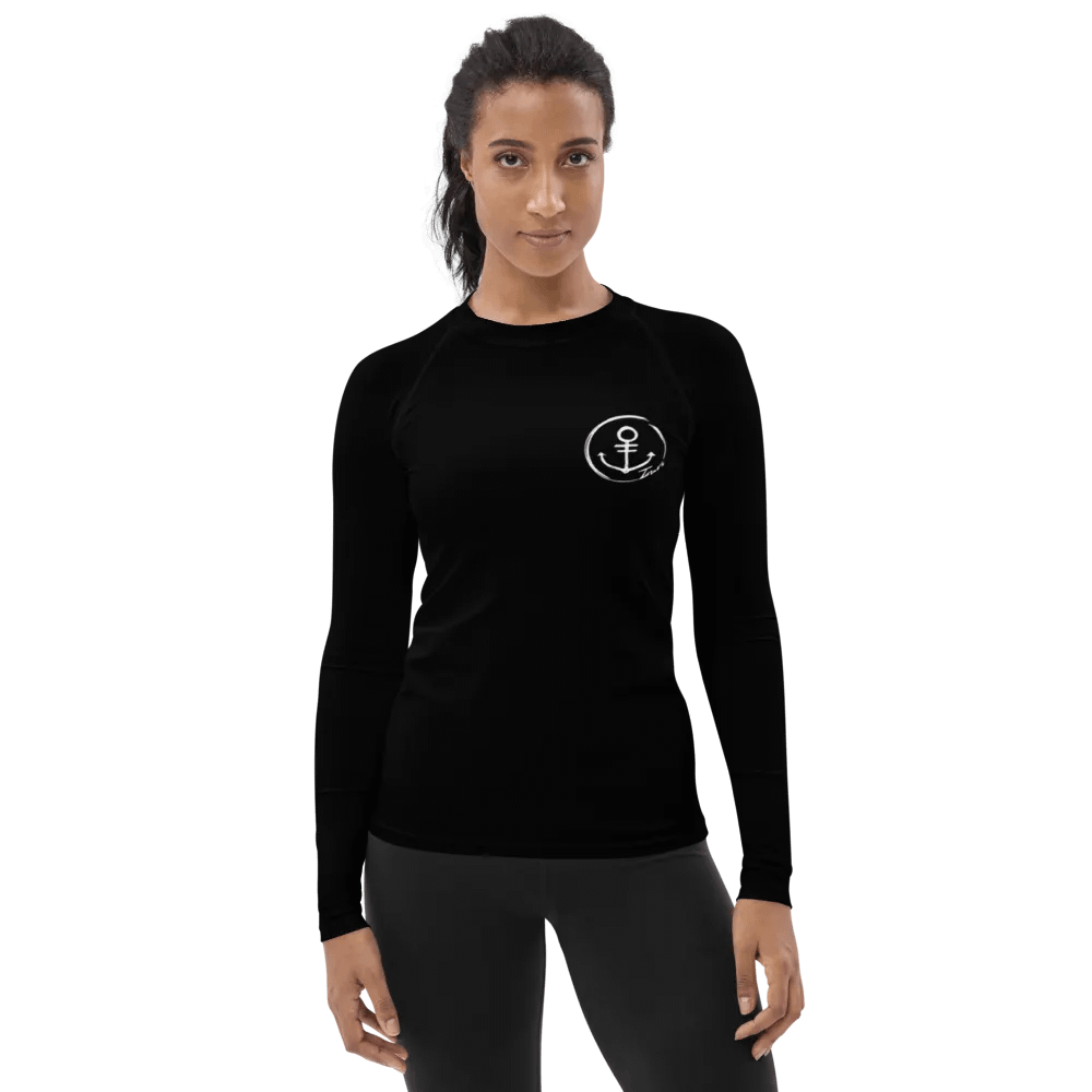 Sun-Safe Style: Women's All-Over Print Rash Guard product image (4)