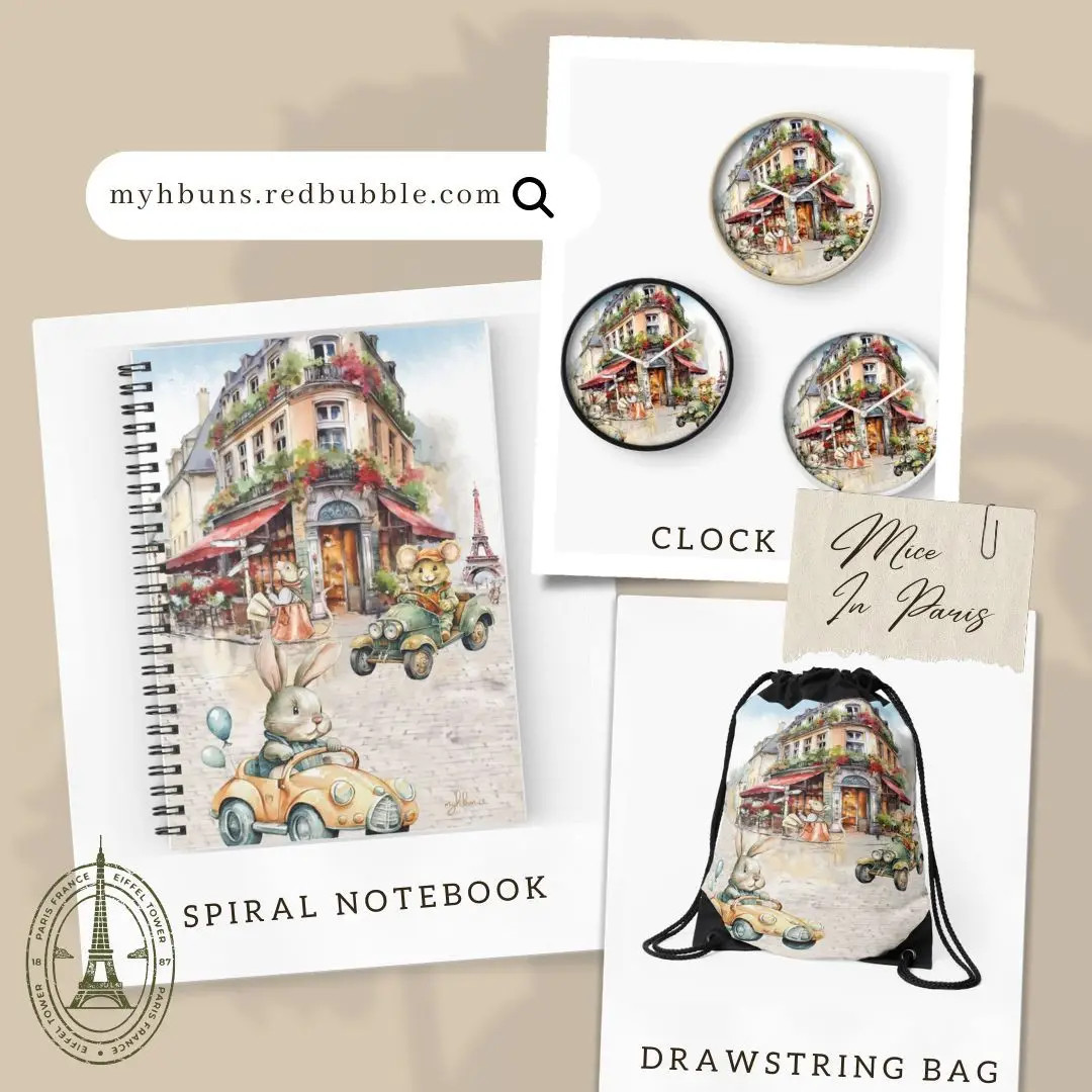 ✨ Dive into the magic of 'Mice In Paris' on Redbubble! 🐭✈️ From cozy tees to chic caps, each item brings a touch of Parisian charm to your style. Browse now and let's explore Paris together! 🥖🇫🇷 #MiceInParis #Redbubble #ParisianCharm #TravelInStyle