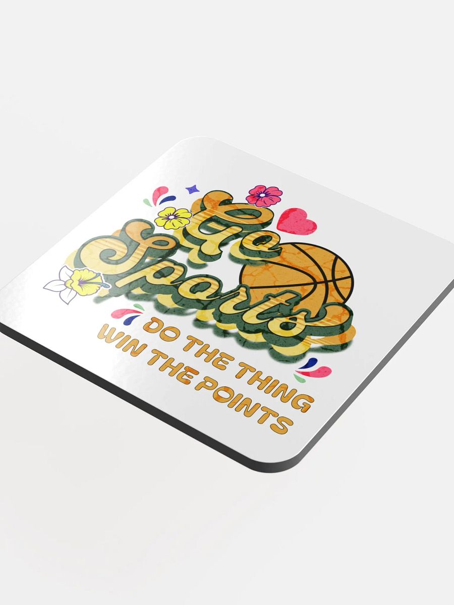Go Sports Basketball Winning Cork Coaster product image (4)