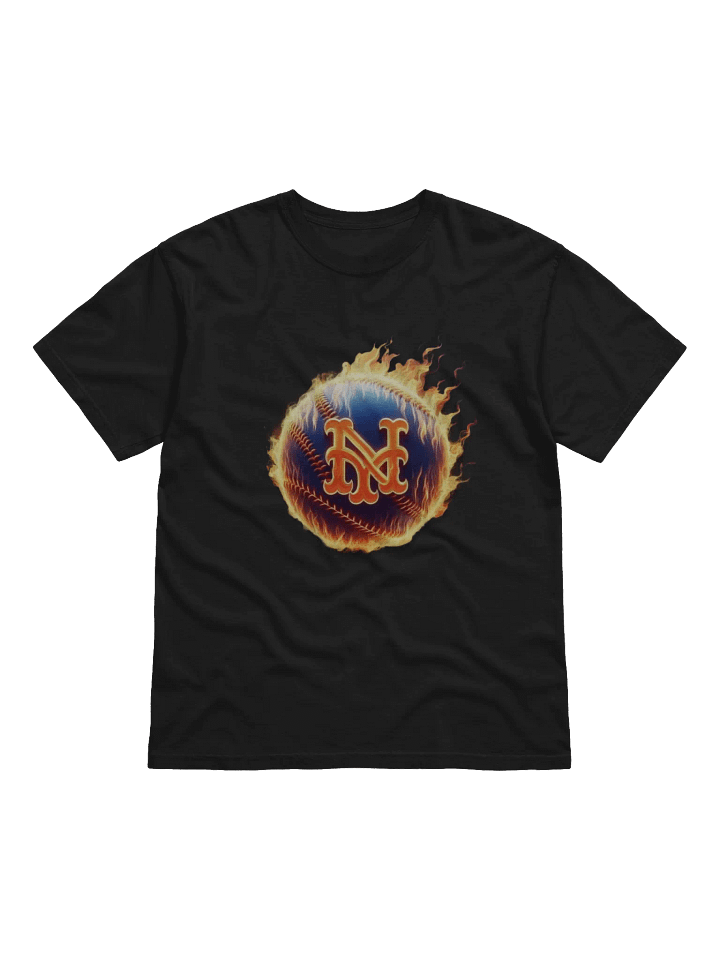 Flaming Baseball Logo Tee product image (4)