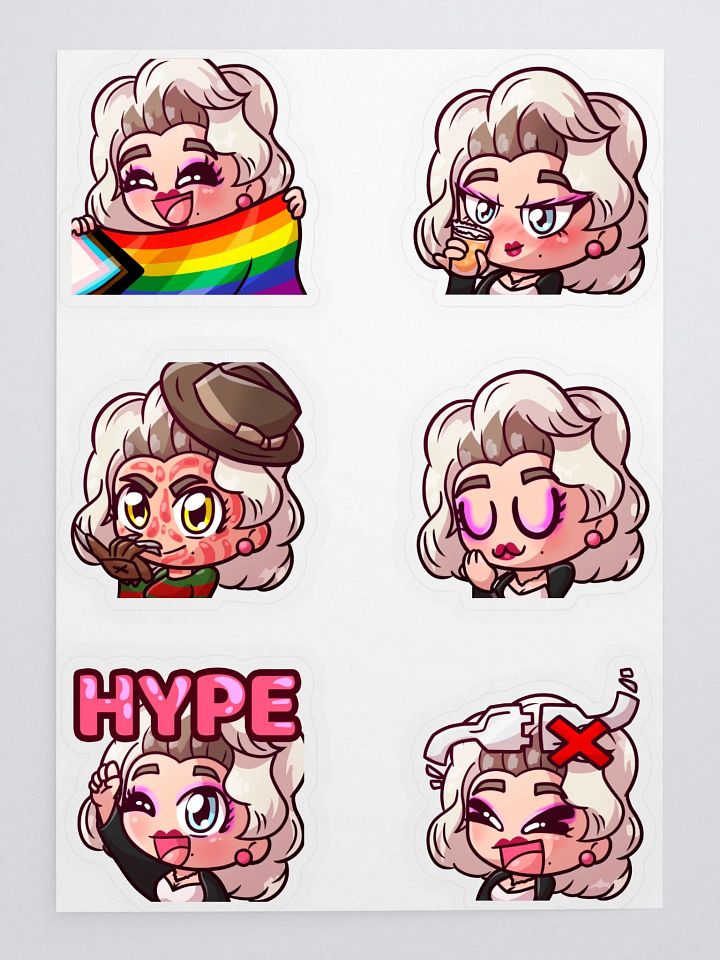 Emote Sticker Sheet product image (1)