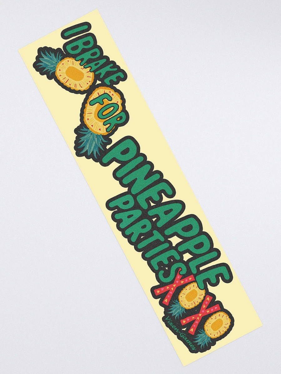 I Brake For Pineapple Parties Swinger Lifestyle Bumper Sticker product image (2)