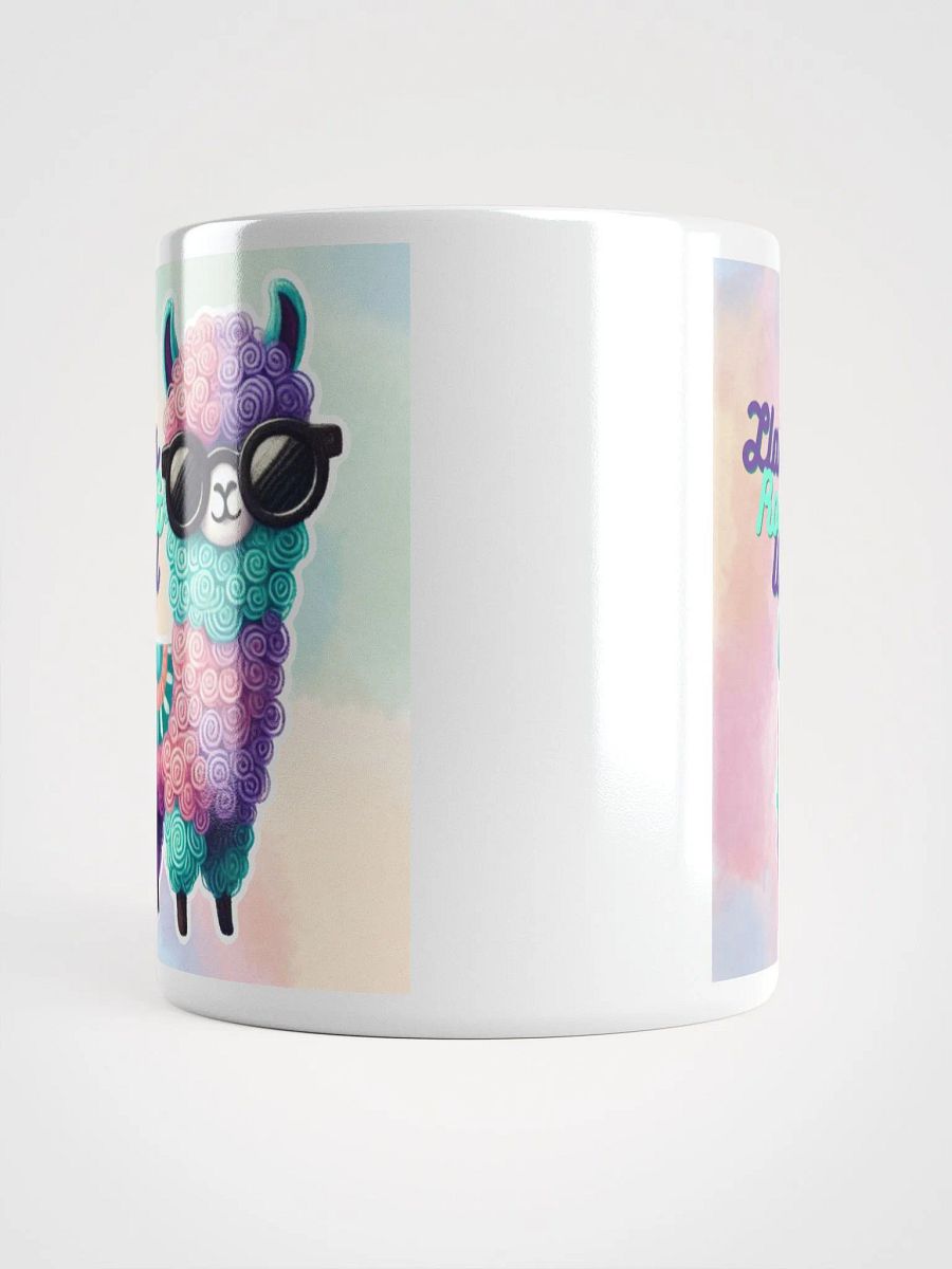 Llamas Rock & Wool (White Glossy Mug) product image (6)
