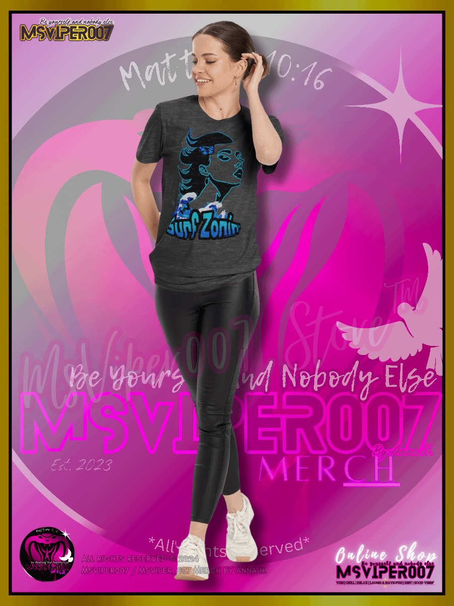 T-Shirt - MsViper007's "Surf Zonin™ [h2O oasis blue]" Comfort T-shirt By Anna H. product image (6)