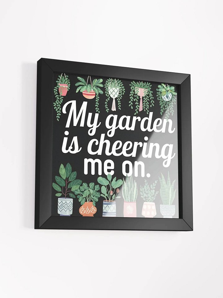 Cheerful Garden Affirmation Poster product image (1)
