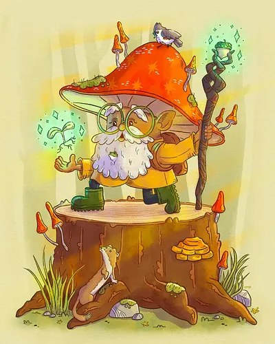 This week’s @chaoticdrawalong prompt was ‘Forest Guardian’. Such an amazing prompt had my head swimming with ideas. But I wen...