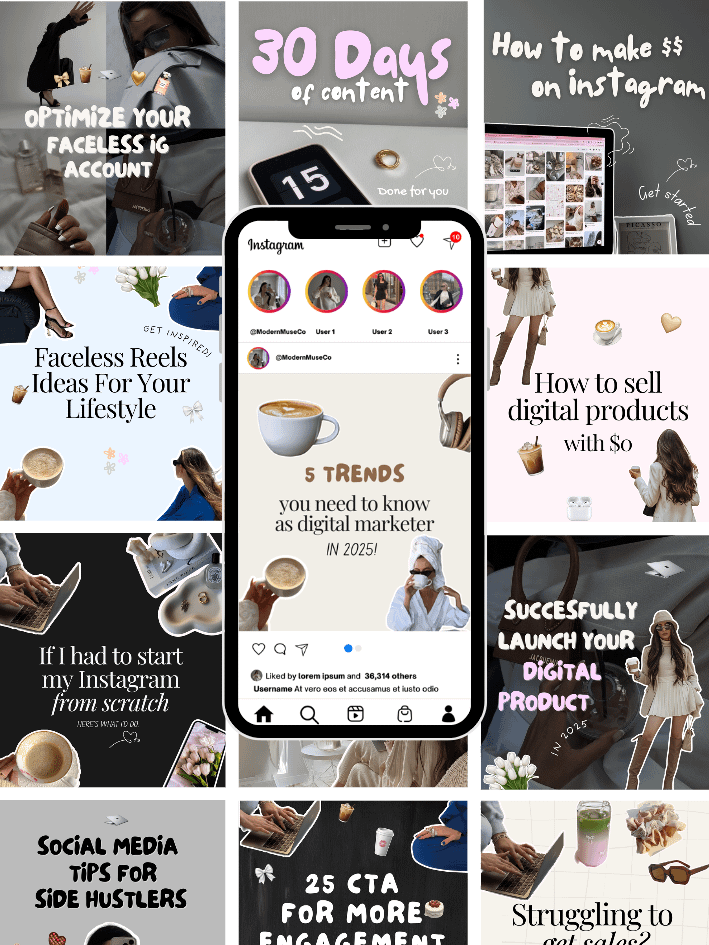 AESTHETIC CAROUSEL TEMPLATES product image (1)