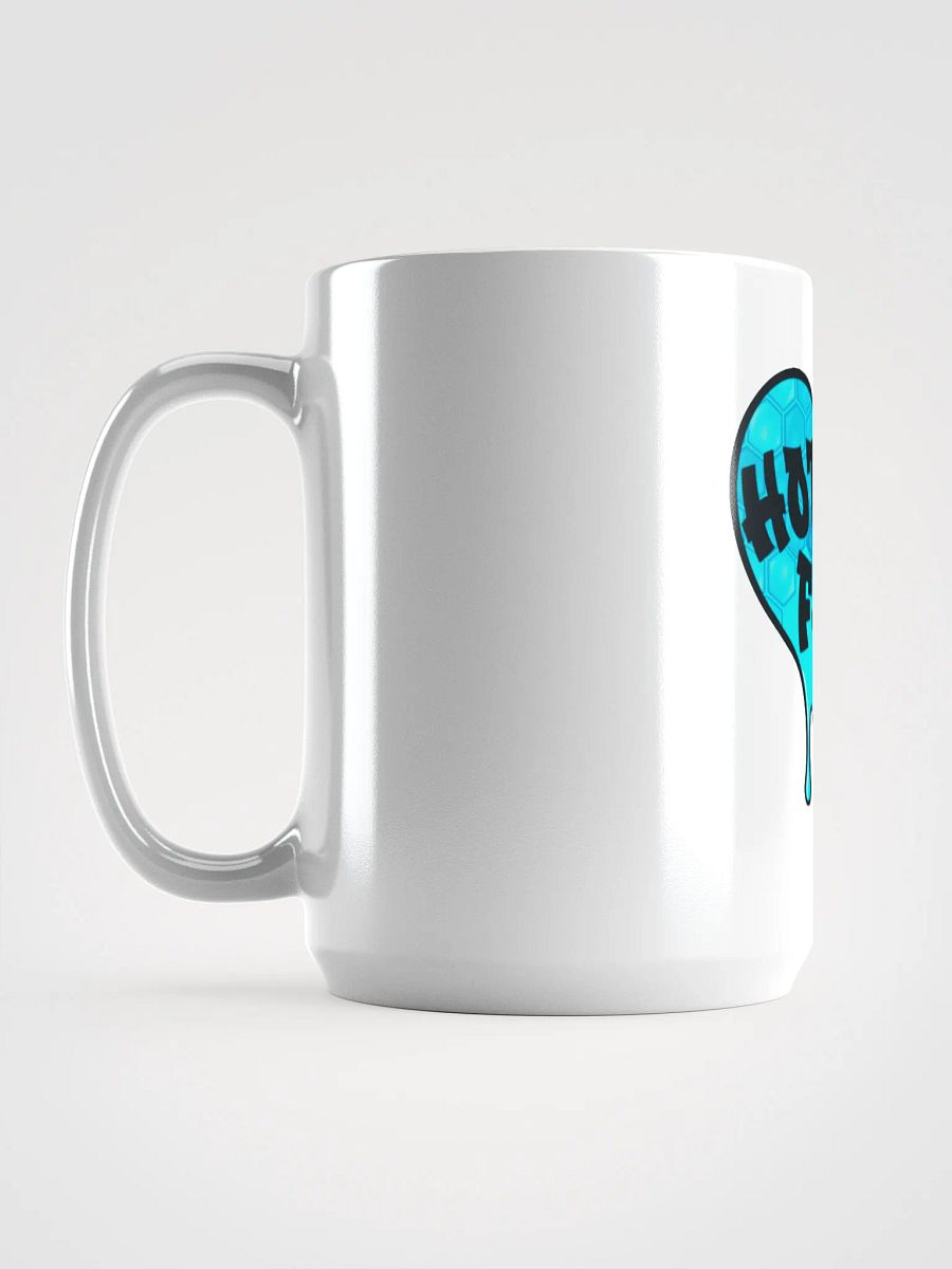 HOT BOX FAM BRIGHT BLUE HONEY COMB LOGO COFFEE MUG product image (6)