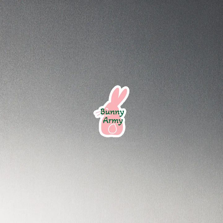 Bunny Army magnet product image (2)