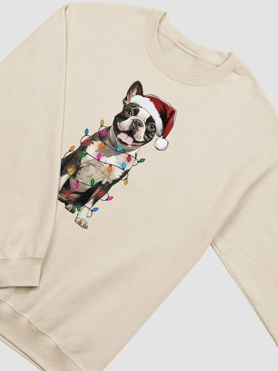 Funny Boston Terrier(Brindle) Christmas Sweatshirt for Bostie Paw-rents product image (19)