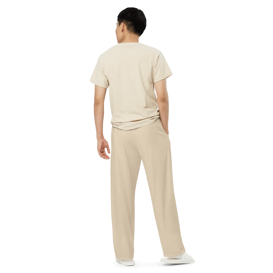 Beige Bliss Unisex Wide-Leg Pants product image (5)