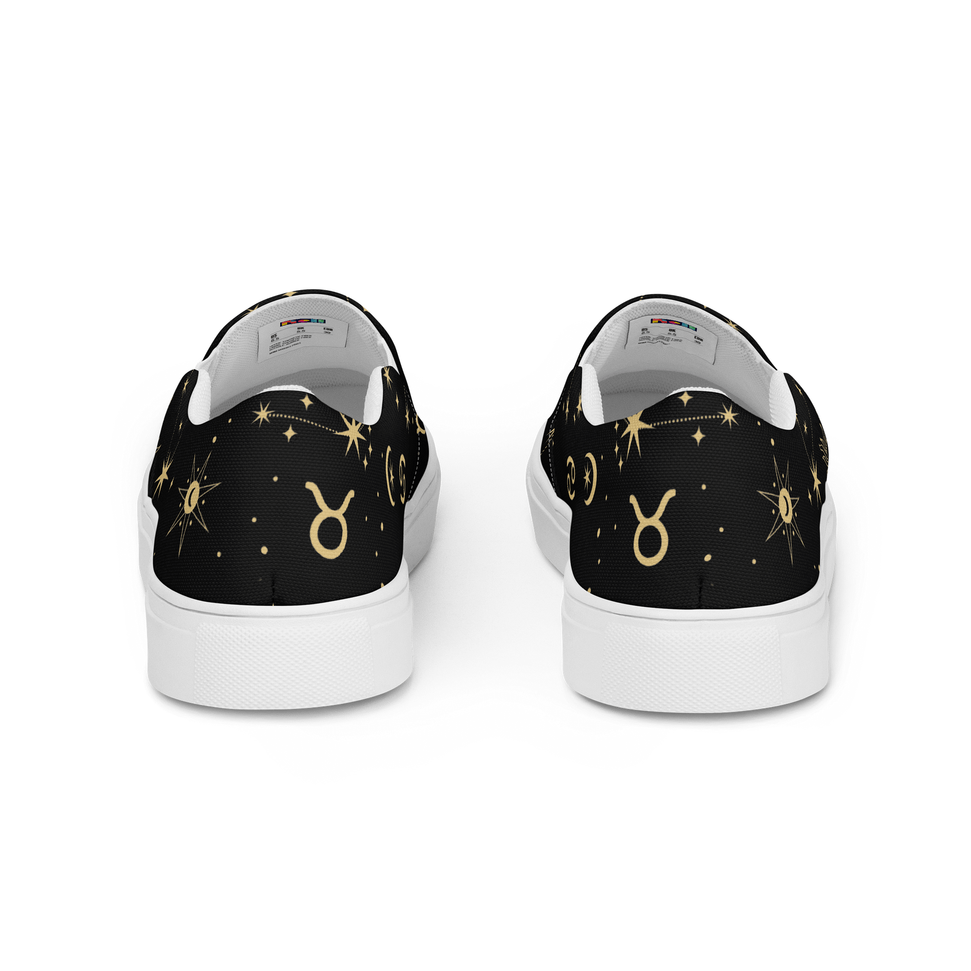 Celestial Zodiac Slip-On Shoes Astrology-Inspired Women's Canvas Sneakers for Spiritual & Cosmic Style product image (4)