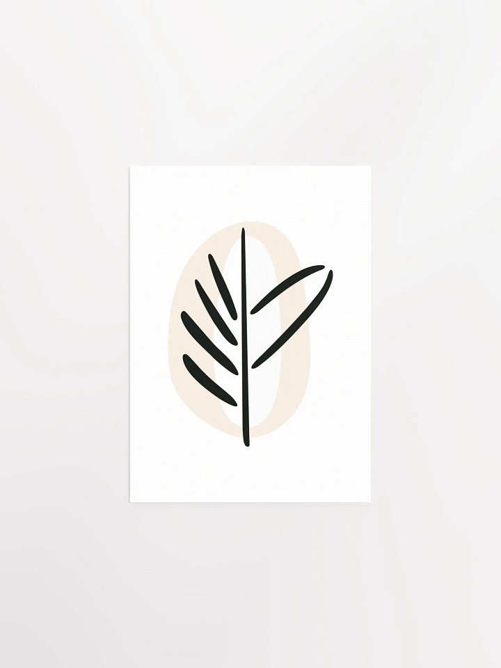 Frond Memory Minimalist Poster product image (2)