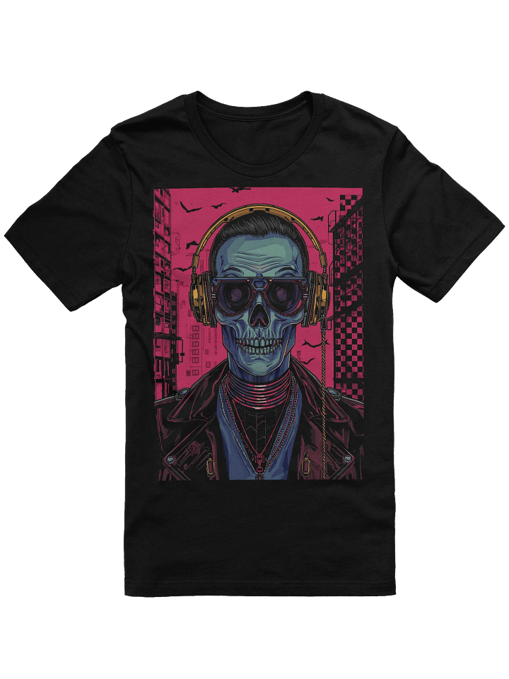 Cyber Skull Rapper Lightweight T-Shirt product image (1)