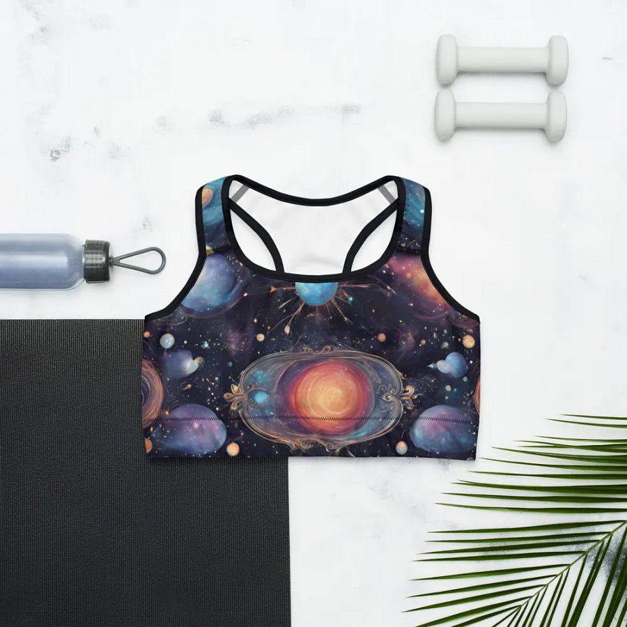 Cosmic Fusion All-Over Print Sports Bra product image (12)