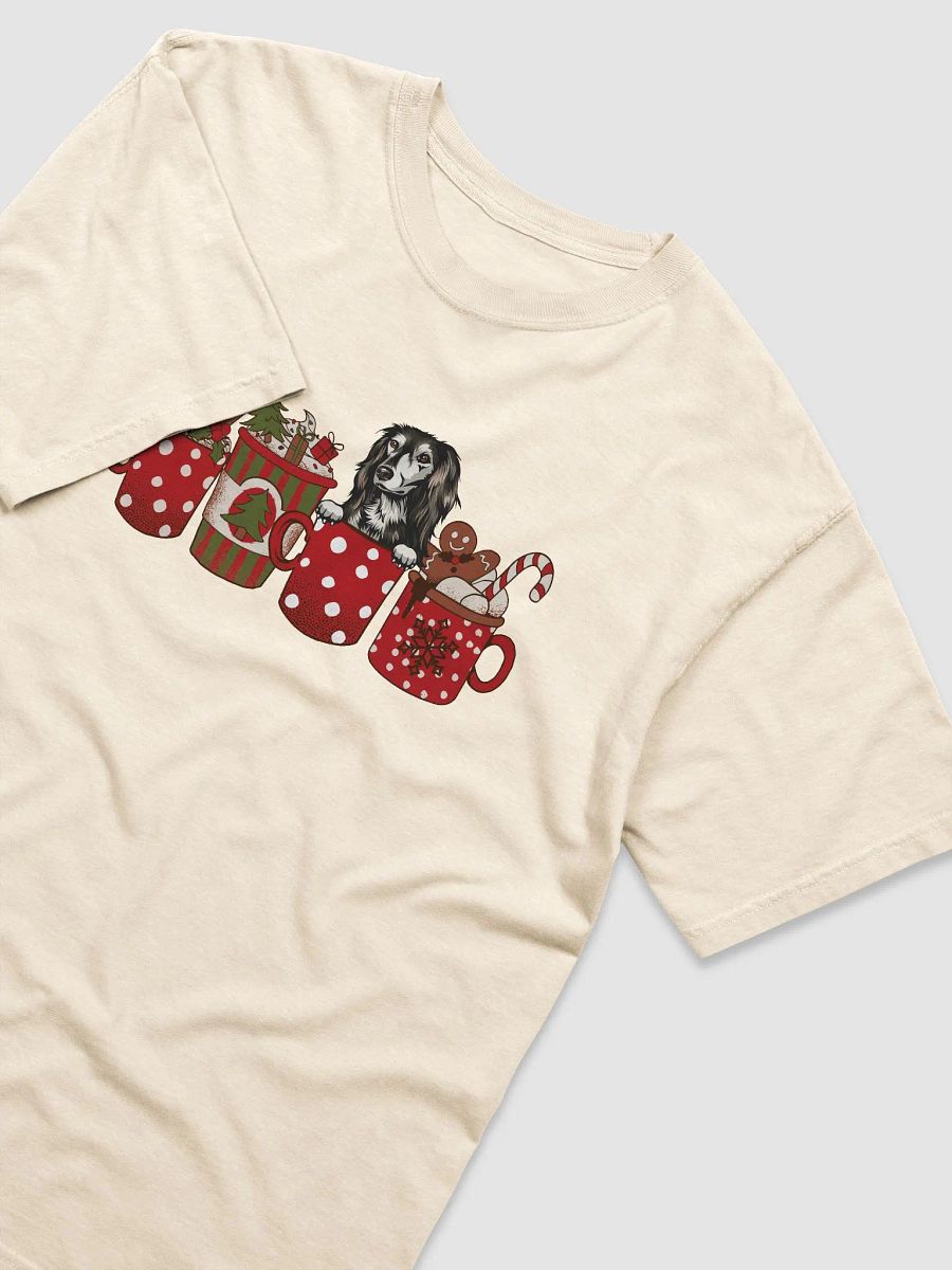 Cute Saluki in a Christmas Cup T-Shirt | Funny Christmas Pup in a Cup product image (16)