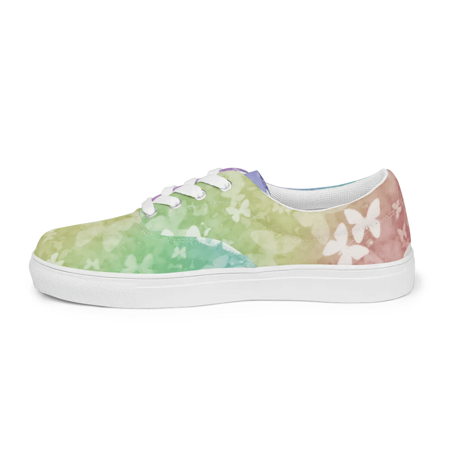 butterfly rainbow frost canvas shoes (womens) product image (9)
