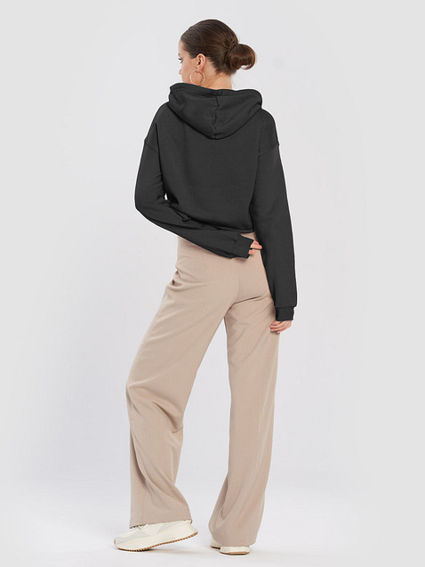 Photo showing Bella+Canvas Fleece Crop Hoodie