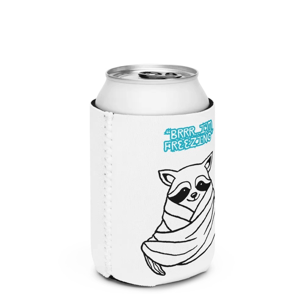 Chilly Raccoon Can Cooler product image (3)