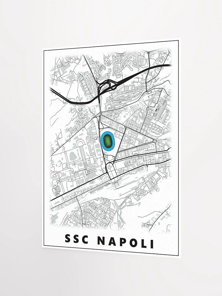 Stadio Diego Armando Maradona Map Design Poster product image (2)