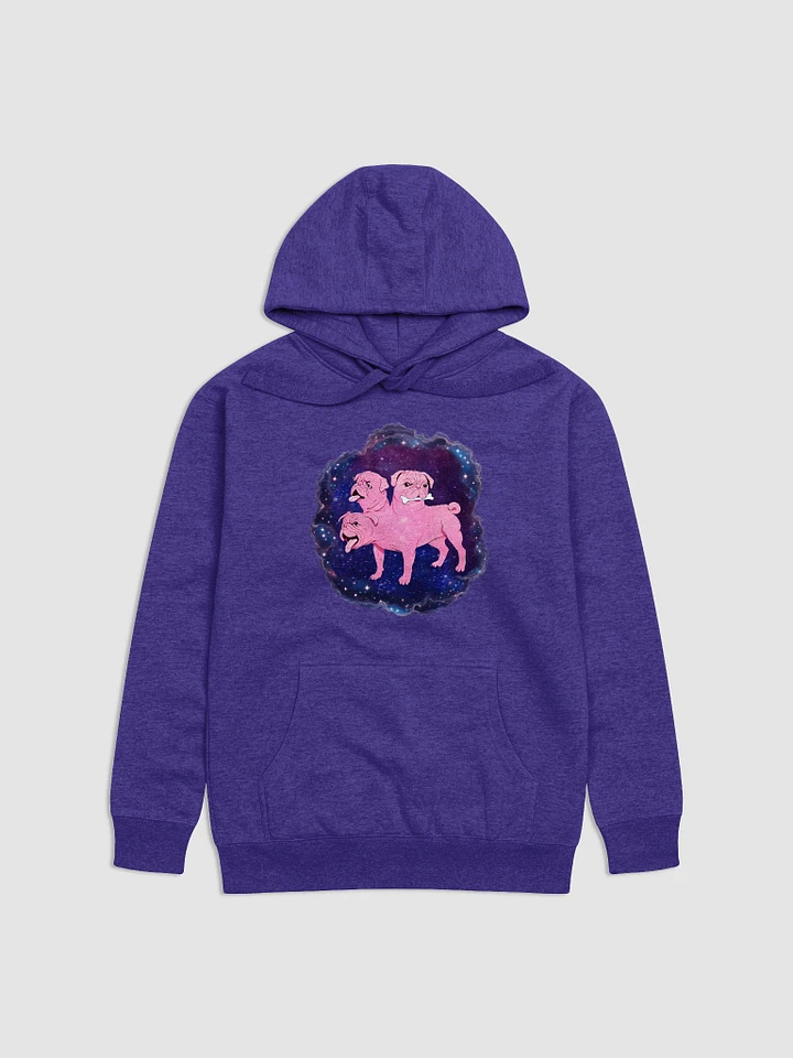 Pink Pug Cerebus In The Stars - Hoodie product image (1)