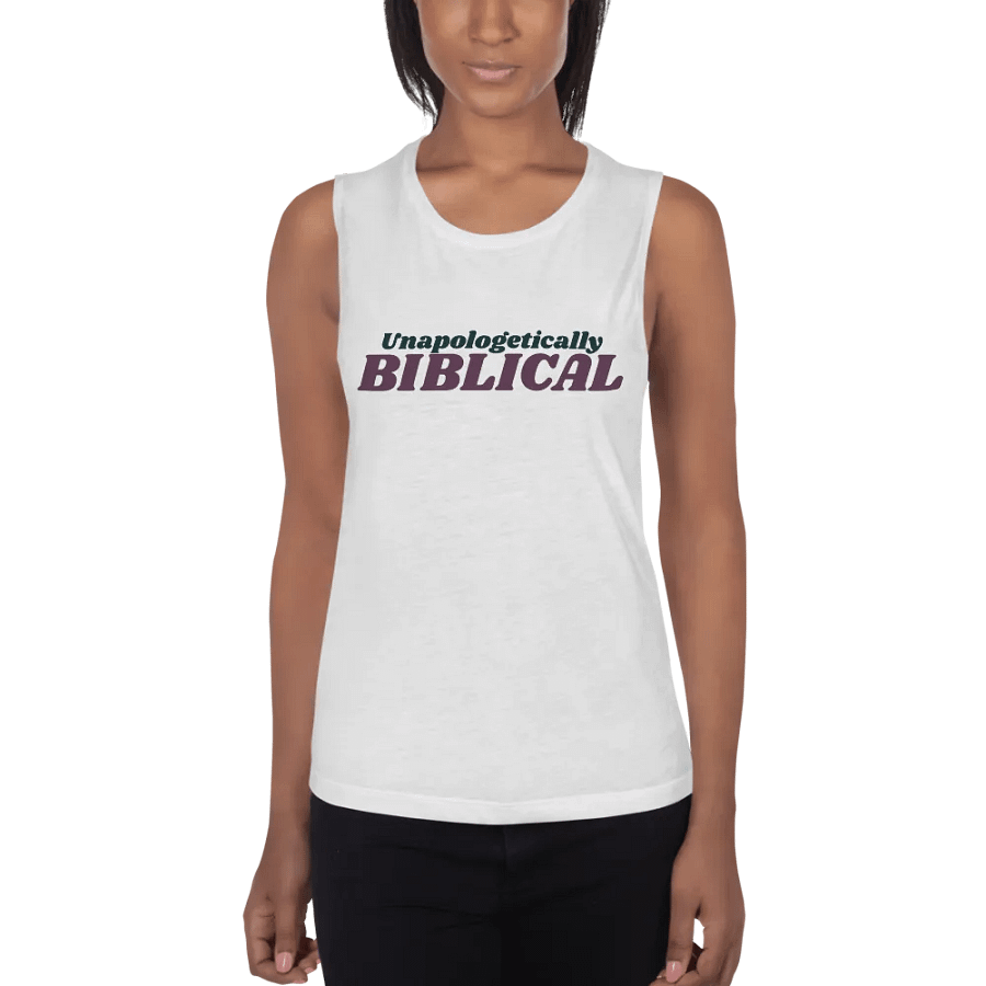 Women's Tank Top: Unapologetically Biblical (more colors available) product image (1)