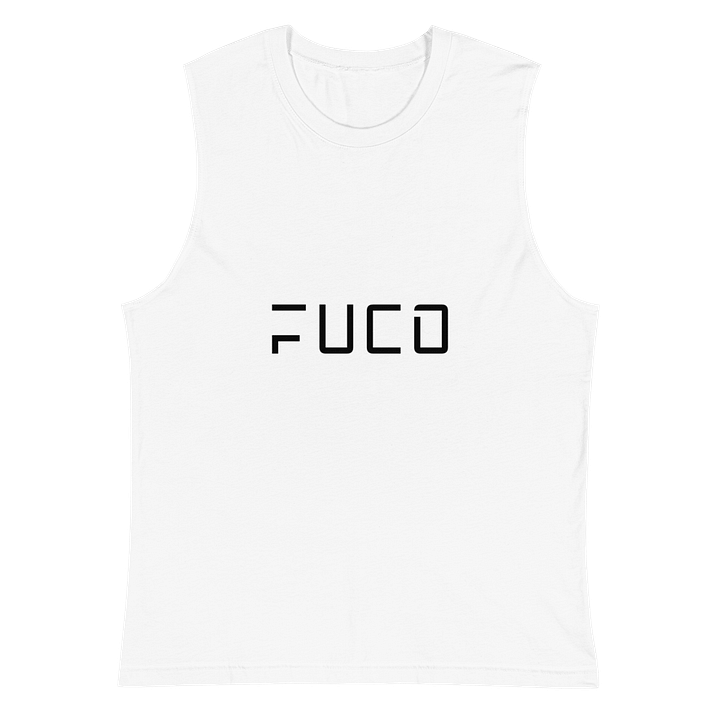 White Fuco Muscle Tank Top product image (1)