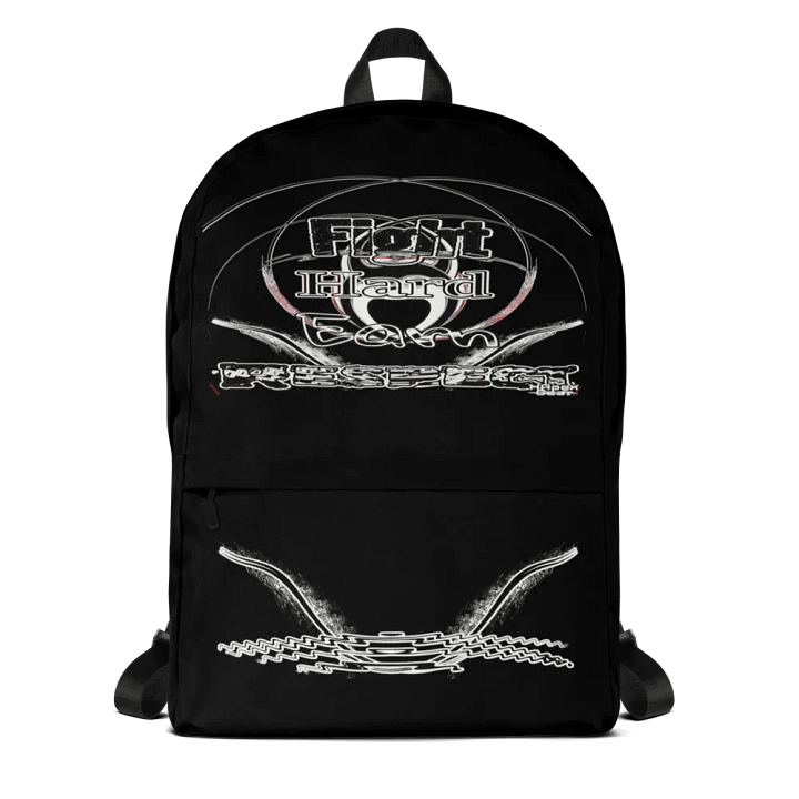 Fight Hard Earn Respect - Black - Backpack product image (1)