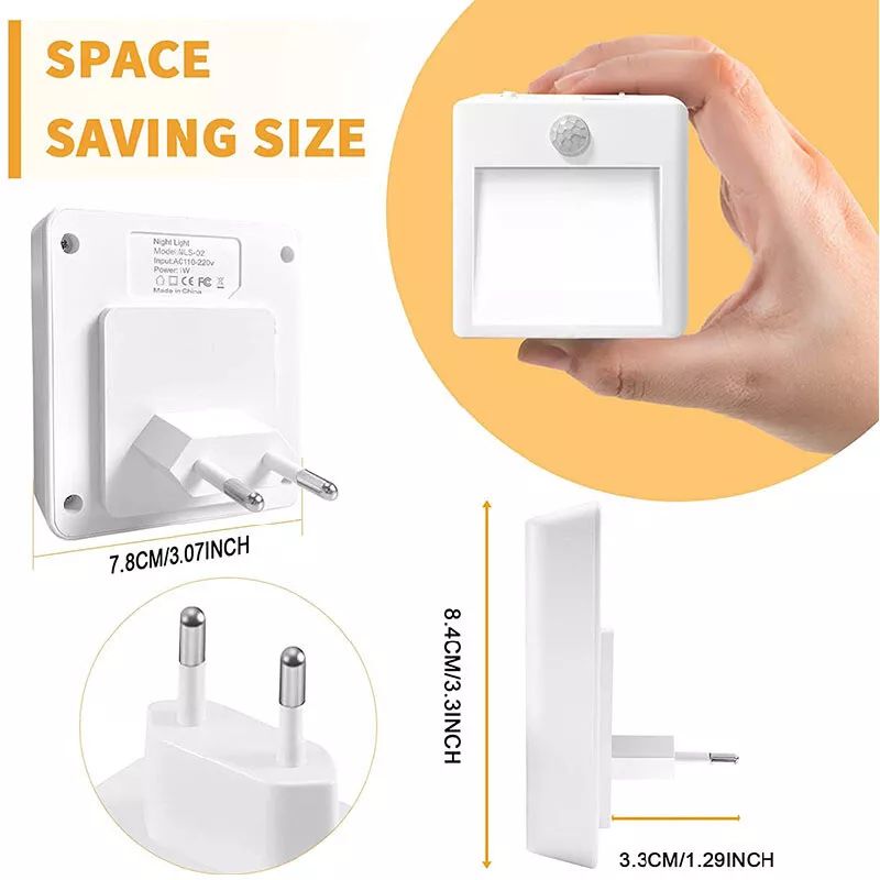 Motion Sensor LED Plug-in Night Light product image (2)