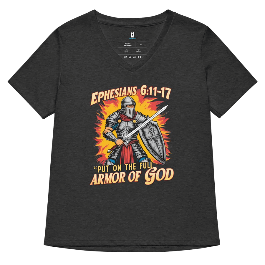 Full Armor of God Vintage V-Neck Tee product image (9)