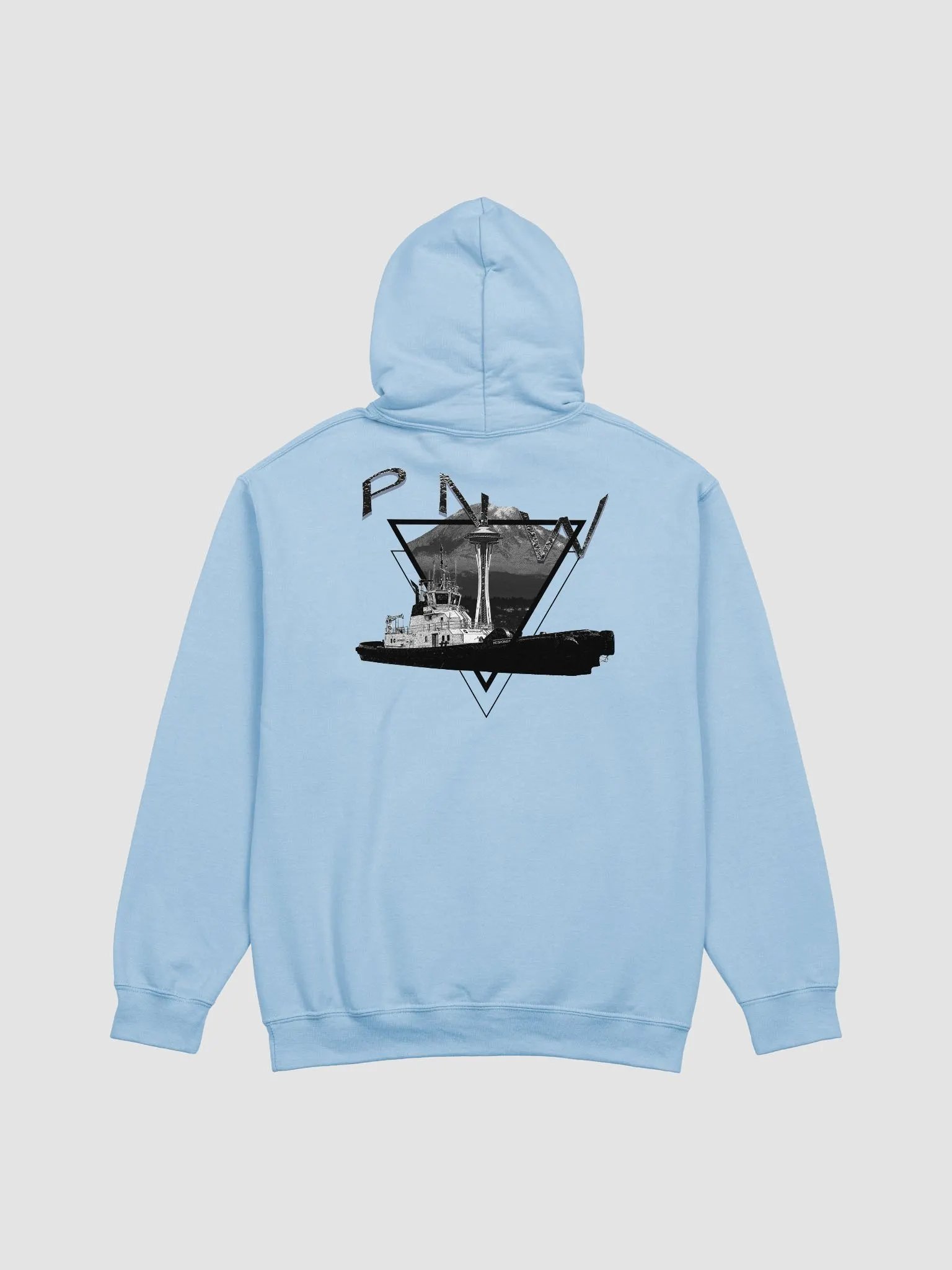 Tug Response Triangle-Mt Raine- PNW Hoodie product image (2)