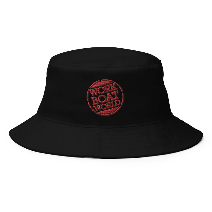 Work Boat World Logo Bucket Hat (Red Logo) product image (1)
