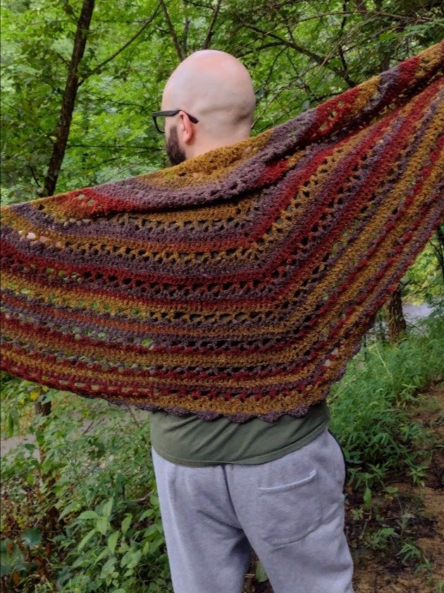Crochet Autumn Shawl product image (2)