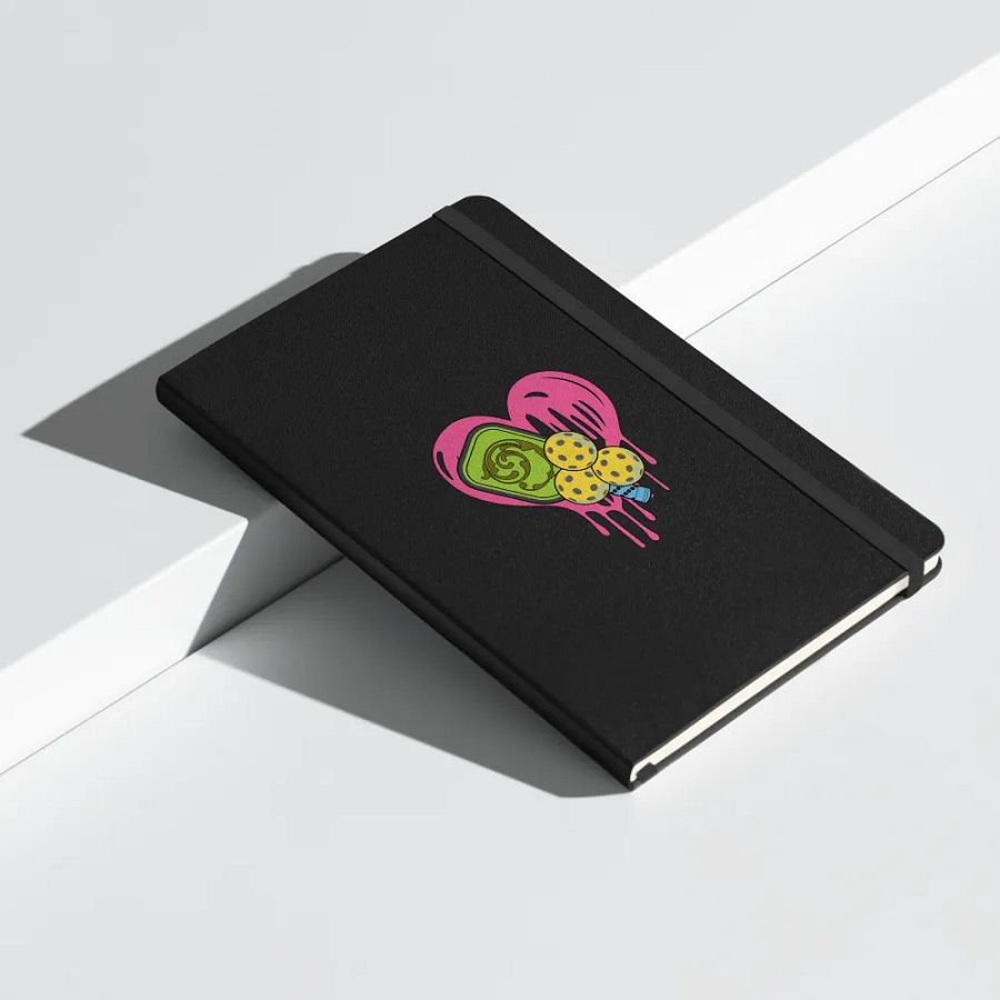 Heart Pickleball Melting Hardcover Notebook product image (8)
