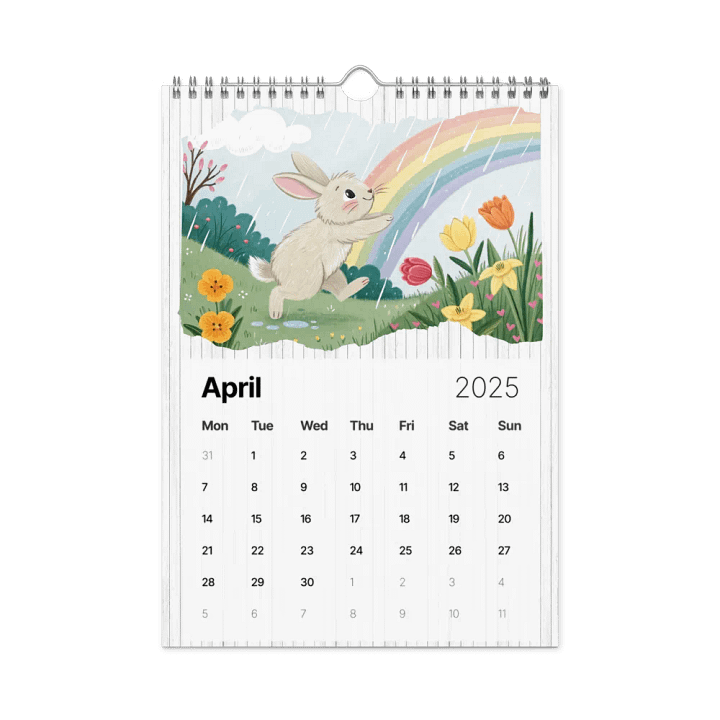 ADORABLE ANIMALS WALL CALENDAR 2025 product image (1)