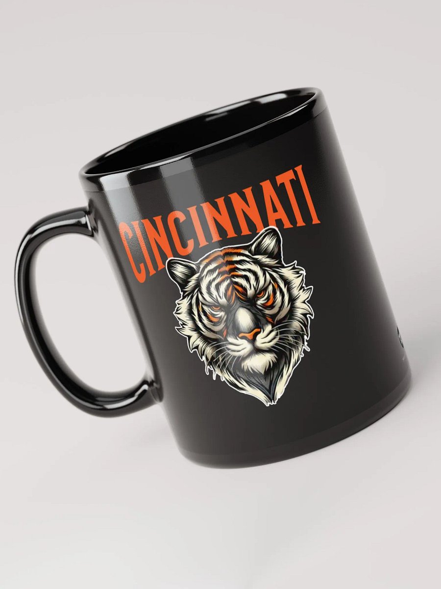"Tiger Pride" Cincinnati Bengals Black Mug | NFL Home Locker product image (3)
