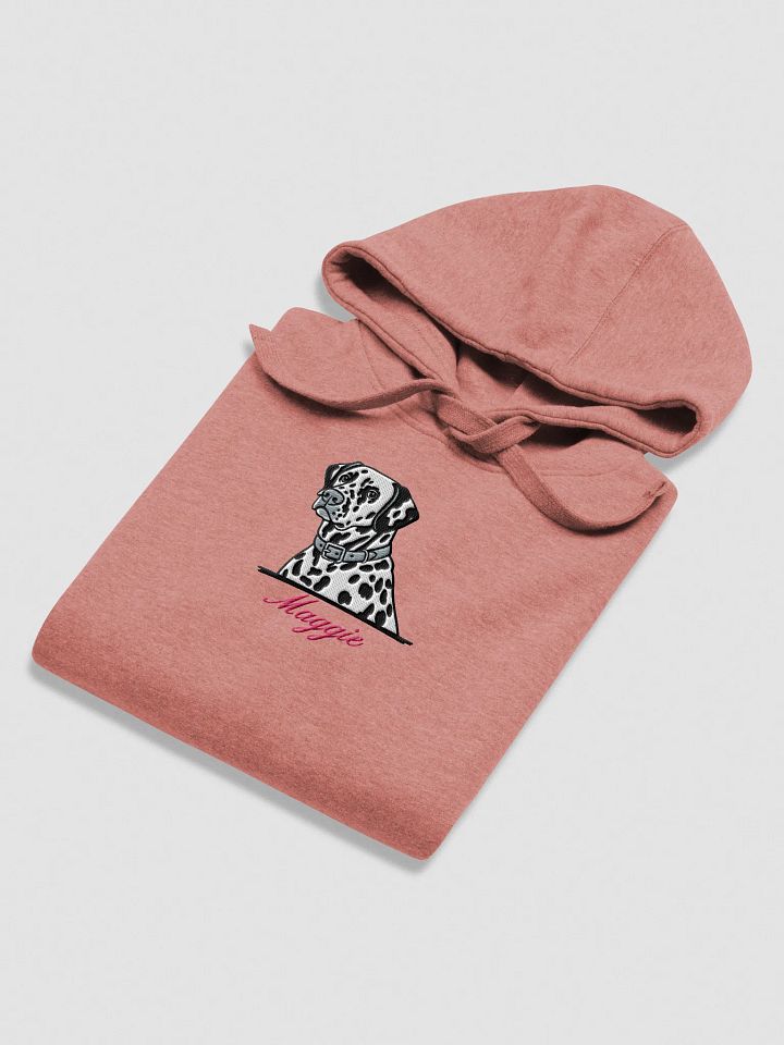 YOUR DALMATIAN! / HOODIE WITH PERSONALIZED NAME / EMBROIDERED product image (2)