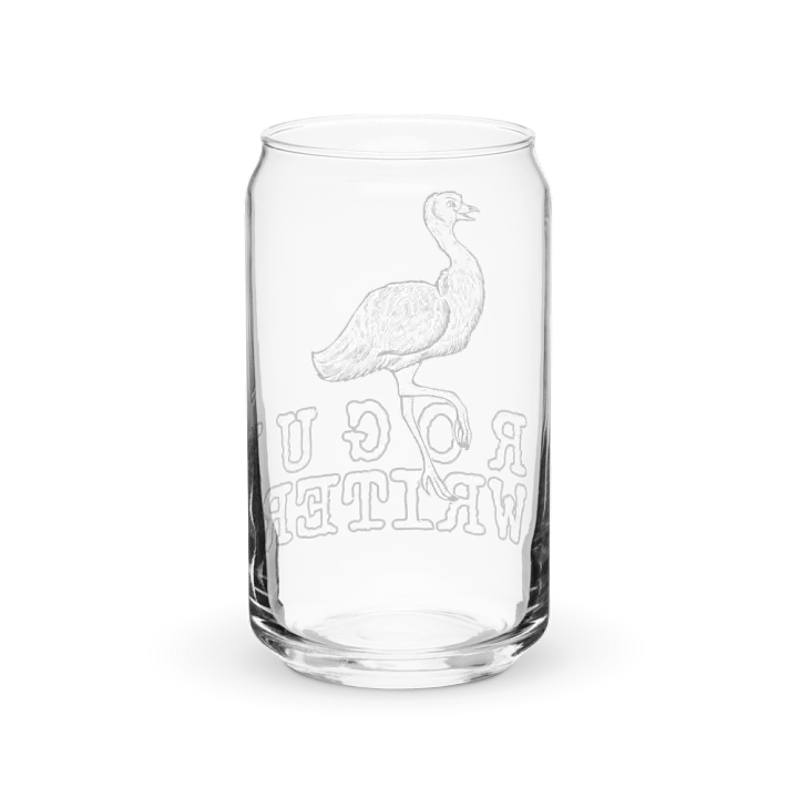 Rogue Writers Can-Shaped Glass product image (6)