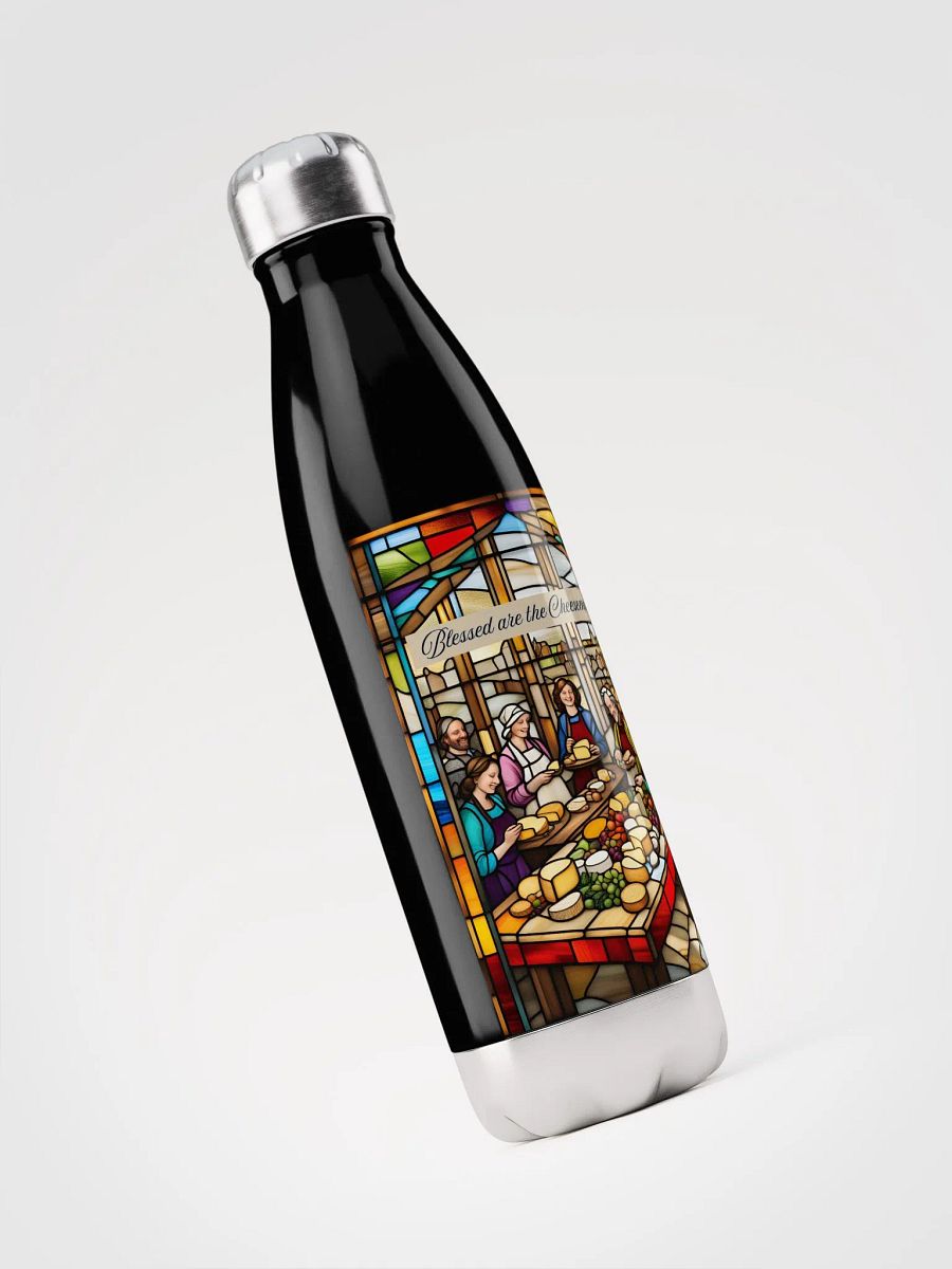 Blessed are the Cheesemakers 17oz Stainless Steel Water Bottle #03 product image (3)