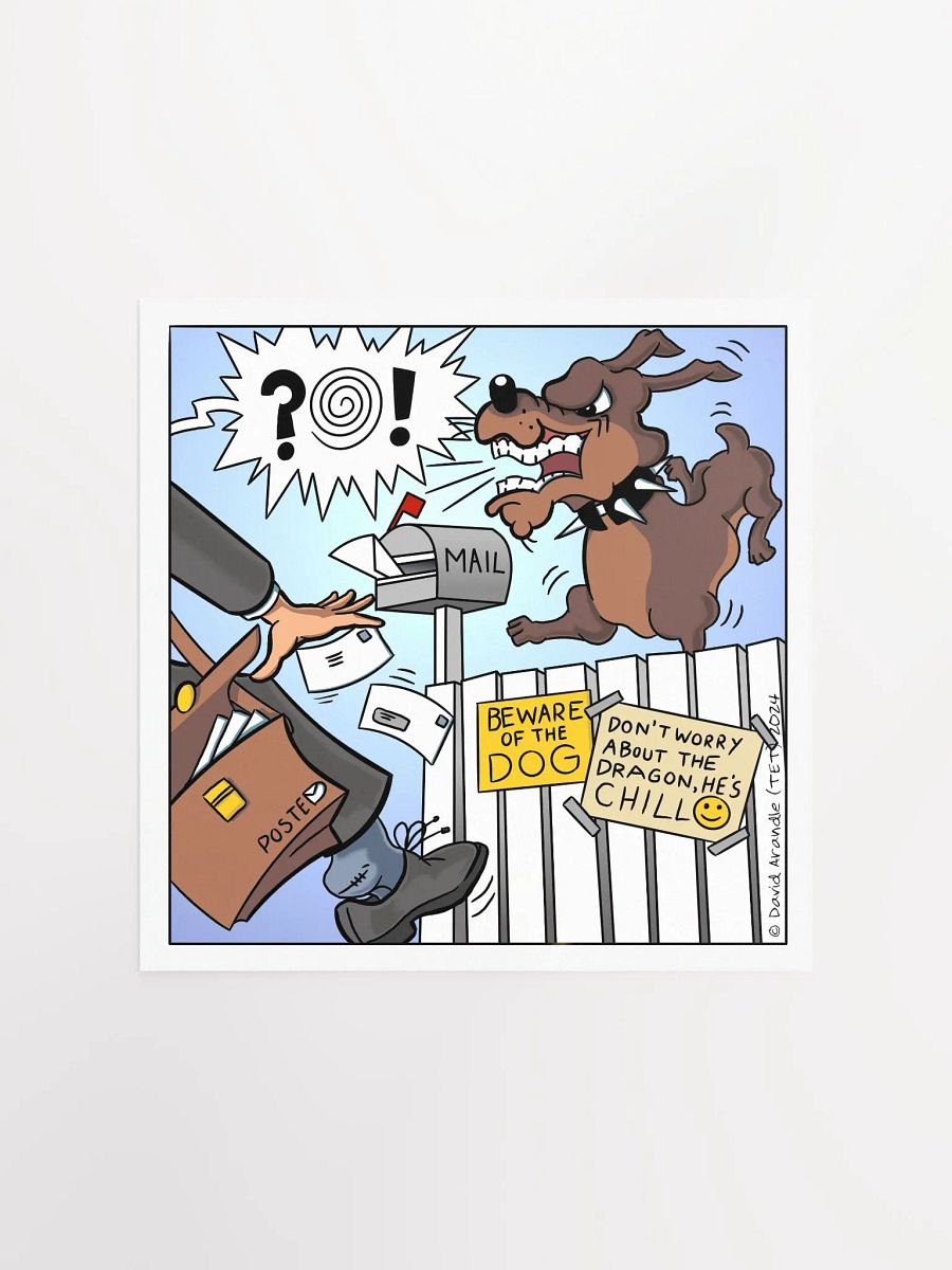 Beware of the Dog - Resident Dragon Poster product image (1)