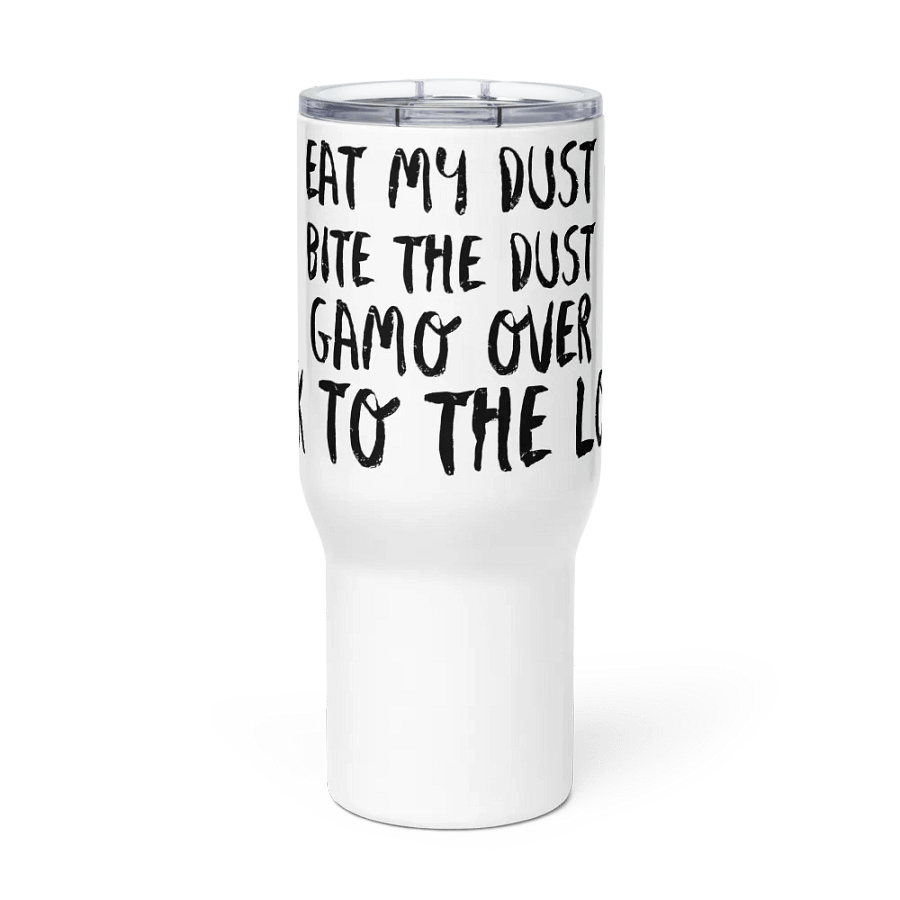 Back to the lobby travel mug product image (2)