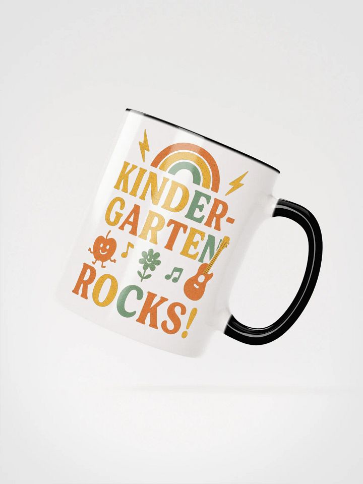 Kindergarten Rocks! Mug – Retro Coffee Cup for Teachers product image (18)