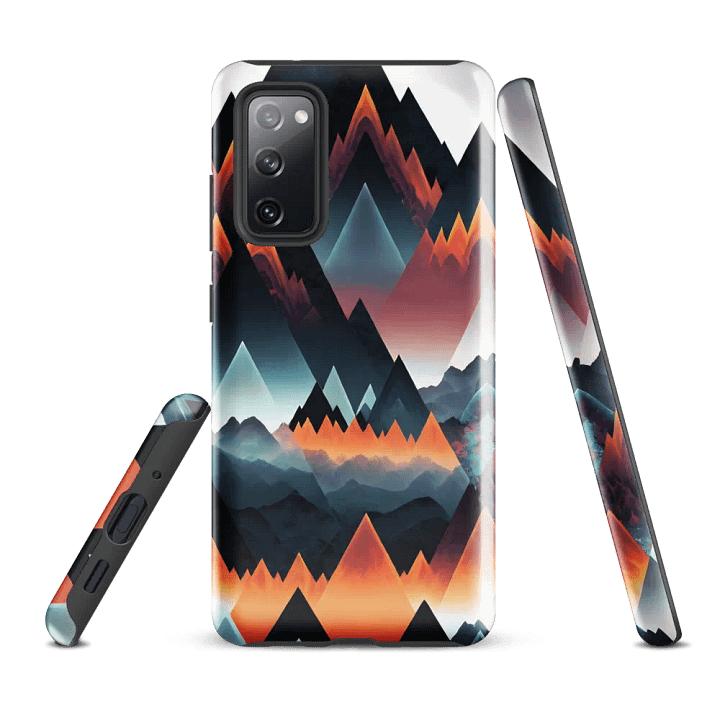 Tough Phone Case for Samsung® - Boho Mountain Peaks Artistic Design product image (1)