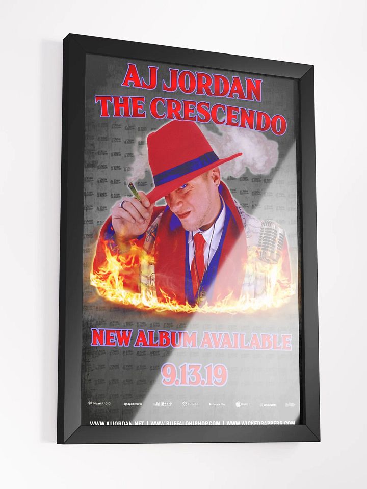 AJ Jordan The Crescendo LP (Chapter 1) Large Framed Poster product image (1)
