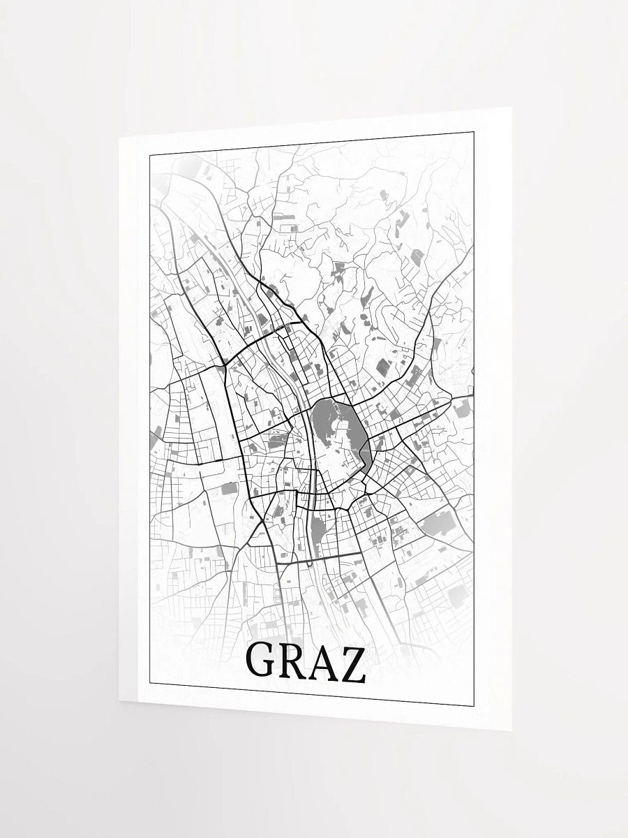 Graz, Austria, city map print product image (10)