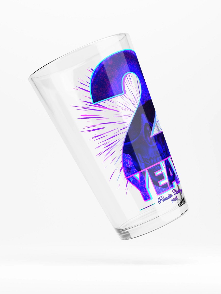 Two Year Blue Pint Glass product image (4)
