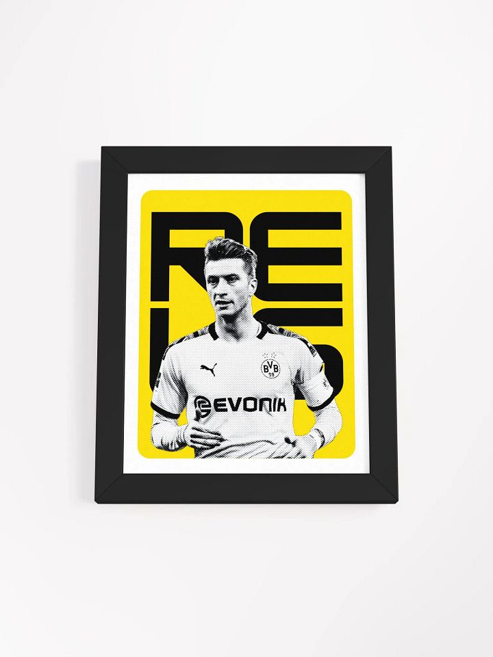 Marco Reus BW Borussia Dortmund Name Art Framed Print product image (1)