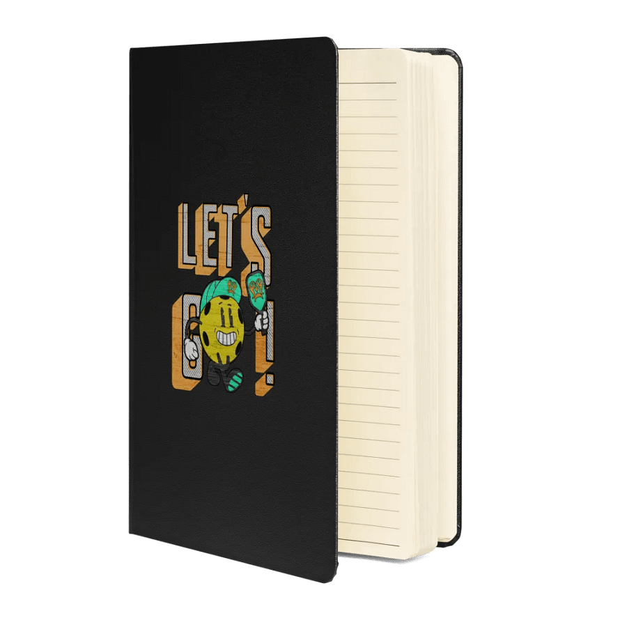 Lets Go Pickleball Hardcover Notebook product image (2)