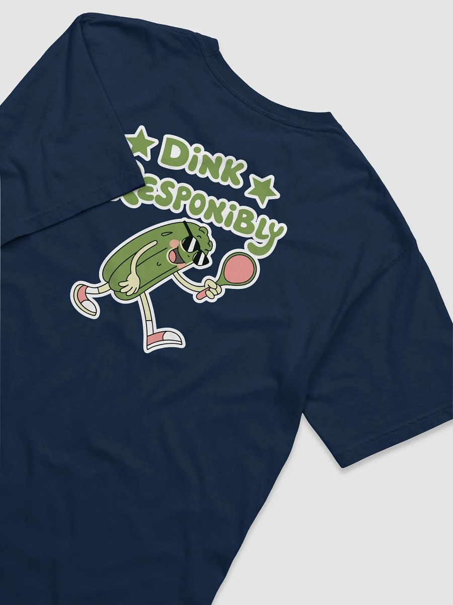 Playful Dink Responsibly Pickleball Unisex Garment-Dyed T-shirt (Back Print) product image (3)