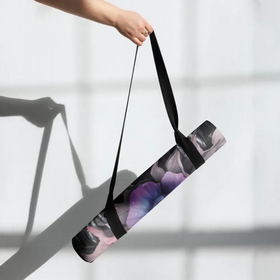 Black Premium Yoga Mat - Featuring Bird Mystery product image (9)